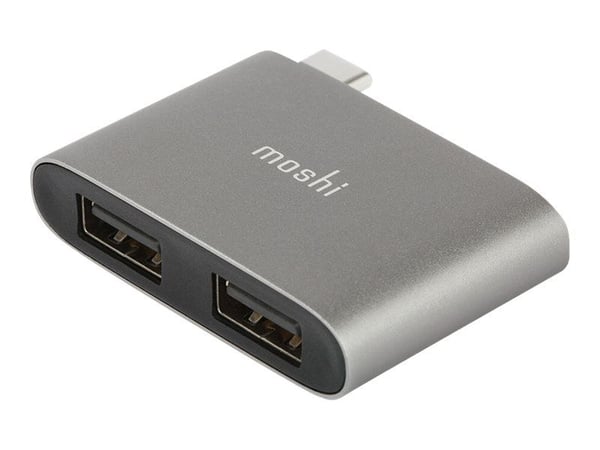 Moshi - USB-adapter - USB-C (hann) til USB-type A (hunn) - USB 3.1 Gen 1 / Thunderbolt 3 - titangrå