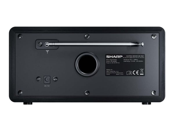 Sharp DR-450, Henkilökohtainen, Digitaalinen, DAB, DAB+, FM, 87,5 - 108 MHz, 174.928 - 239.2 MHz, 3 W
