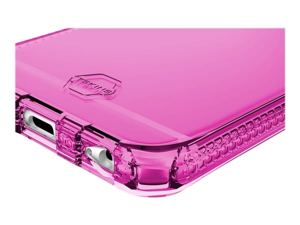 ITSKINS Spectrum Clear - bakdeksel til mobiltelefon - termoplastisk polyuretan (TPU), Impacthane - rosa - for Apple iPhone 6 Plus, 6s Plus
