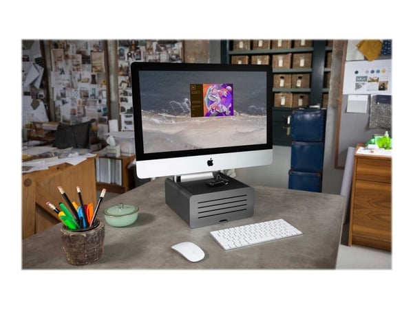 Twelve South HiRise Pro - Näytön/työpöydän jalusta - metallinharmaa