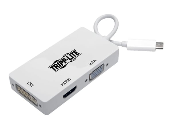 Eaton Tripp Lite Series USB Type-C (USB-C) to HDMI/DVI/VGA All-in-One Converter Adapter, Thunderbolt 3 Compatible, Ultra HD 4K x 2K (3840 x 2160) @...