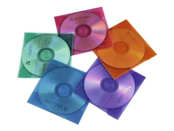 Hama CD-ROM/DVD-ROM Protective Sleeves 50, 50 levyt, Monivärinen, 170 mm, 135 mm, 42 mm, 290 g