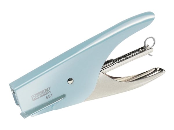 Stiftemaskin Rapid Retro S51 15 ark Fondant Blå - (5 stk.)