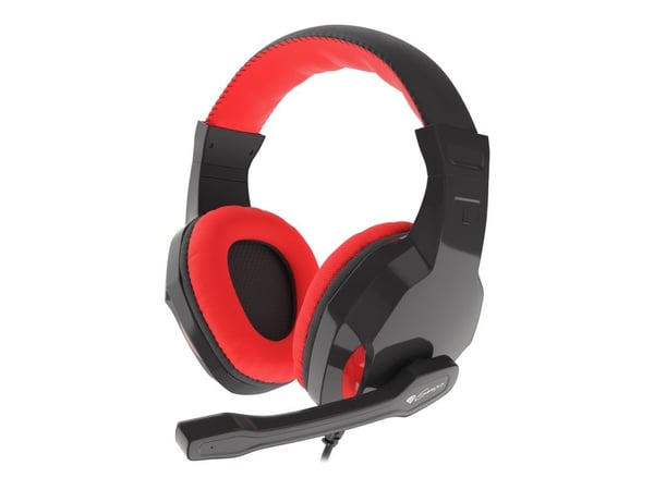 Natec Genesis Argon 110 - Hodesett - on-ear - kablet - 3,5 mm jakk - svart