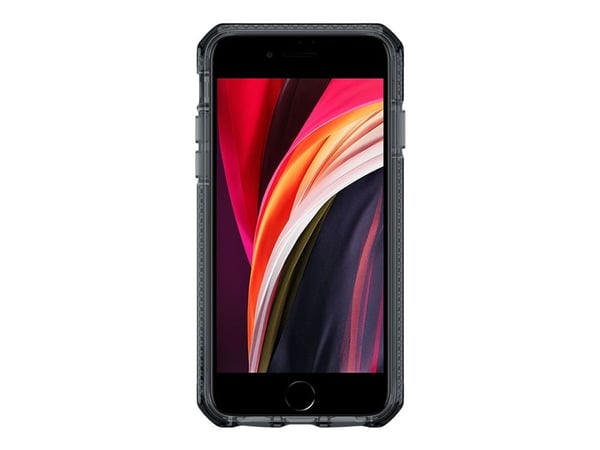 ITSKINS SupremeClear, Suojus, Apple, iPhone 6/6S/7/8/SE (2020), 11,9 cm (4.7"), Musta, Läpinäkyvä