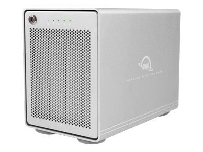 OWC Mercury Elite Pro Quad - RAID Edition - harddiskarray - 4 brønner (SATA-600) - USB 3.1 Gen 2 (ekstern)