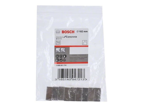 Bosch Standard for Concrete - Core cutter segment - for betong - 9 deler