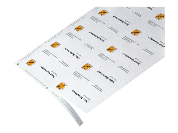 Sigel Business Card DP939 - Sterkt hvitt - 85 x 55 mm - 200 g/m² - 600 kort (60 ark x 10 visittkort