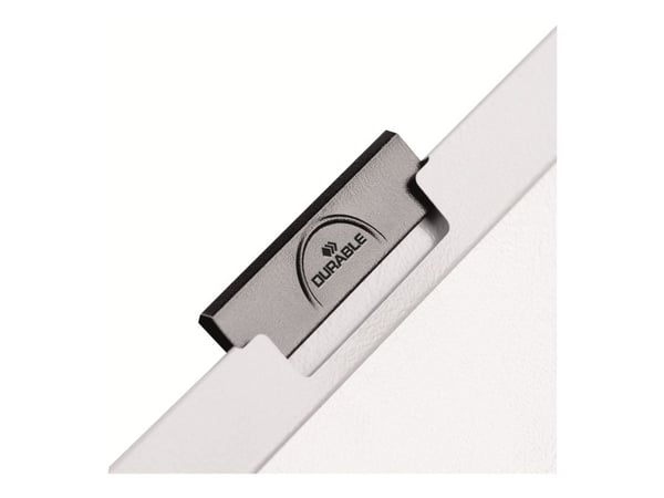 DURABLE DURACLIP 30 - Klipsfil - for A4 (210 x 297 mm) - kapasitet: 30 ark - mørkeblå med transparent frontdekke
