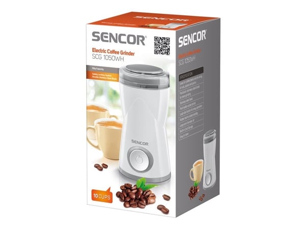 Sencor SCG 1050WH - Kaffekvern - 150 W - hvit