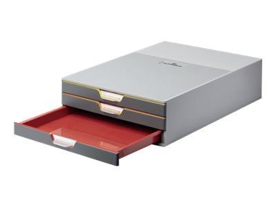 DURABLE VARICOLOR 3 - Skuffskap - 3 skuffer - for Letter, A4, C4, Folio