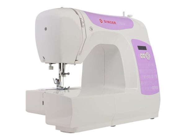 Singer C5205PR - Symaskine - 80 søm - 6 et-trins knaphuller - LCD-näyttö - lillaa