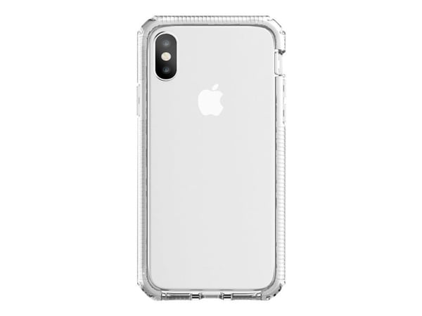 ITSKINS Supreme // Clear - Baksidedeksel for mobiltelefon - termoplast-polyuretan (TPU) - gjennomsiktig, hvit - 5.8" - for Apple iPhone X, XS