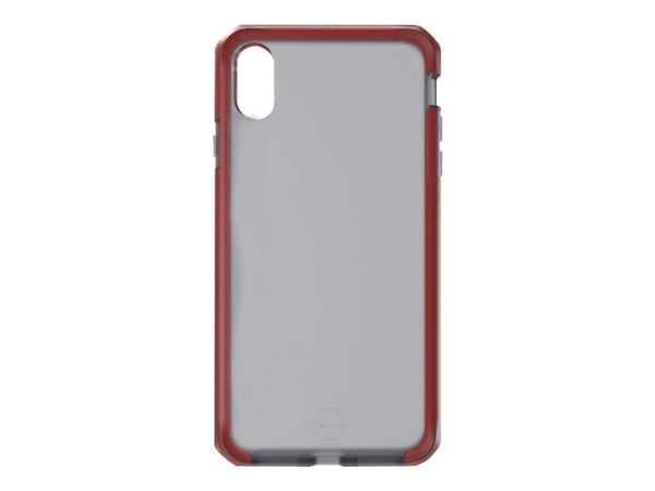 ITSKINS Supreme // Frost - Baksidedeksel for mobiltelefon - Impacthane - svart, rød - 6.1" - for Apple iPhone XR