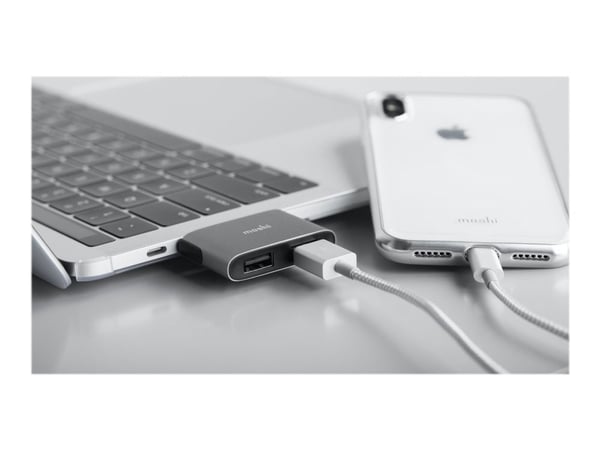Moshi - USB-adapter - USB-C (hann) til USB-type A (hunn) - USB 3.1 Gen 1 / Thunderbolt 3 - titangrå