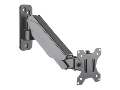 Manhattan TV & Monitor Mount, Wall, Spring Arm, 1 screen, Screen Sizes: 17-32", Black, VESA 75x75 to 100x100mm, Max 8kg, Height Adjustable Swivel A...
