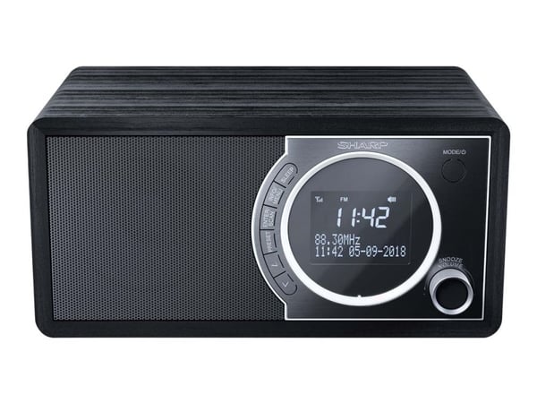 Sharp DR-450, Henkilökohtainen, Digitaalinen, DAB, DAB+, FM, 87,5 - 108 MHz, 174.928 - 239.2 MHz, 3 W