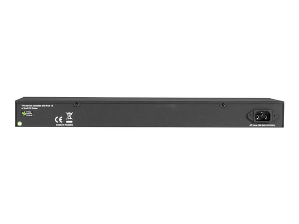 Black Box - Switch - L2+ - Styrt - 24 x 10/100/1000 + 2 x kombo-Gigabit SFP - rackmonterbar