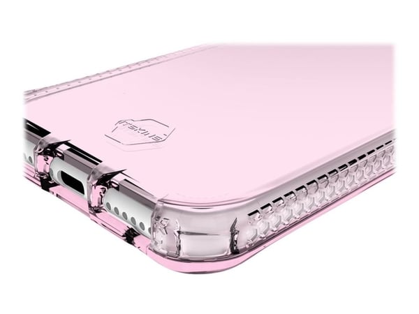 ITSKINS Spectrum Clear - Baksidedeksel for mobiltelefon - Impacthane - Lys lyserød - for Apple iPhone 6, 6s, 7, 8