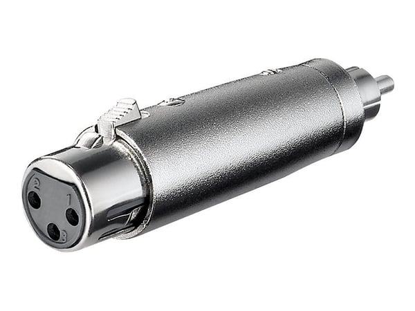 goobay - Audioadapter - XLR3 beholder til RCA plugg
