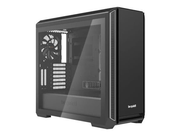 be quiet! Silent Base 601 Window - Tower - utvidet ATX (E-ATX) - sidepanel med vindu (herdet glass) - ingen strømforsyning (ATX / PS/2) - sølv - US...
