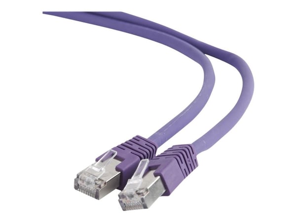 Gembird - Koblingskabel - RJ-45 (hann) til RJ-45 (hann) - S/FTP - CAT 6a - formstøpt - purpur