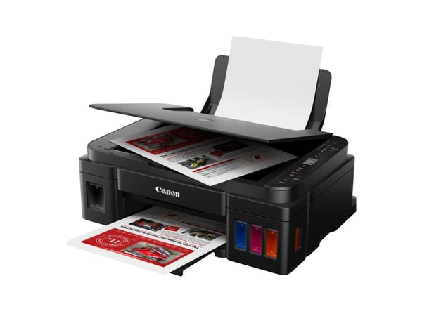Canon PIXMA G3410 - Multifunksjonsskriver - farge - ink-jet - påfyllbar - 216 x 297 mm (original) - A4/Legal (medie) - opp til 8.8 ipm (trykking) -...