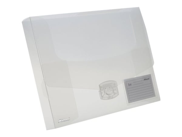 Rexel ICE - Dokumentmappe - for A4 Plus (210 x 330 mm) - kapasitet: 400 ark - klar transparent