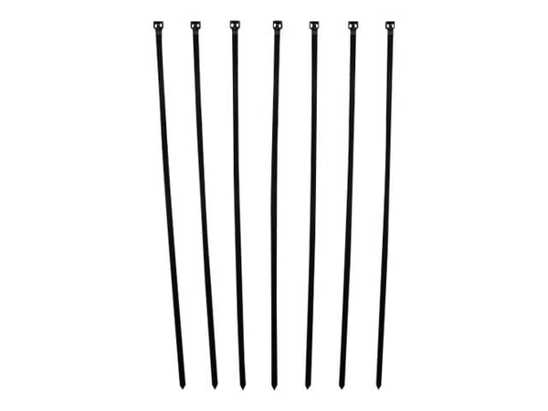Qoltec - Kaapelinjohtimet - 35 cm - lajitelma (pakkaus 50 kpl)