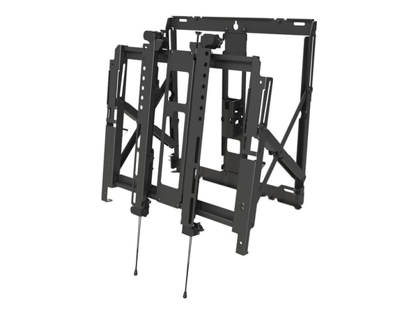 Peerless-AV SmartMount Full Service Video Wall Mount with Quick Release DS-VW755S - Monteringssett (veggmontering) - for videovegg - svart pulverja...