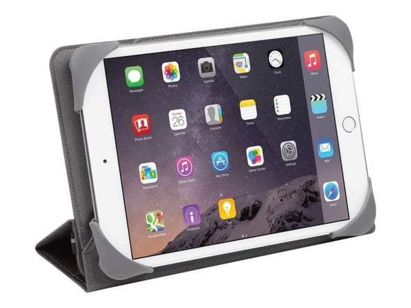 Targus Fit-N-Grip Universal - Flipomslag til tablet/eBook-læser - polyuretan - sort - 8"