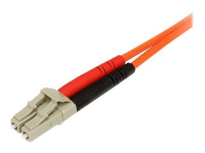 Startech 1m Fiber Optic Cable - Multimode Duplex 62.5/125 - LSZH - LC/SC - OM1 - LC to SC Fiber Patch Cable (FIBLCSC1) - Nettverkskabel - LC multim...