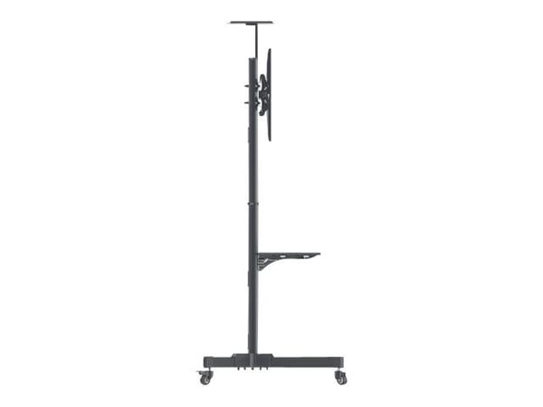Manhattan TV & Monitor Mount, Trolley Stand, 1 screen, Screen Sizes: 37-65", Black, VESA 200x200 to 600x400mm, Max 40kg, LFD, Lifetime Warranty - V...