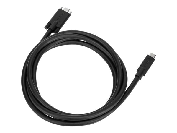Targus - USB-kabel - USB-C (hann) til USB-C (hann) skrubar - 1.8 m - svart - for P/N: DOCK191USZ, DOCK430EUZ, DOCK430USZ
