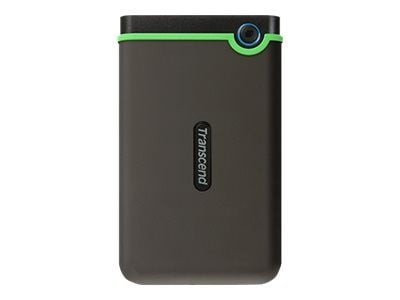 Transcend StoreJet 25M3C - Hårddisk - 2 TB - extern (portabel) - 2.5" - USB 3.1 Gen 1 - järngrå