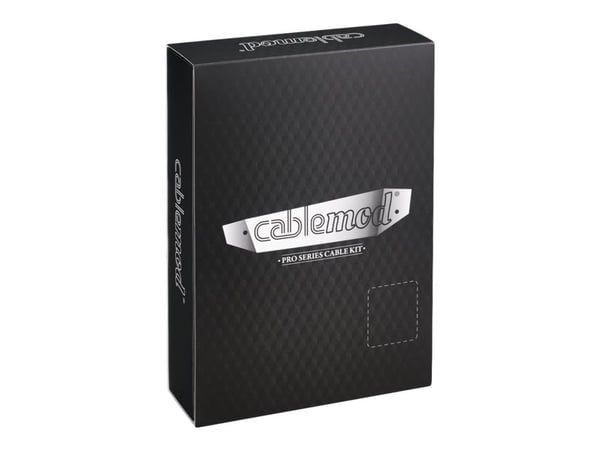 CableMod PRO Series ModMesh C-Series - Strömkabelsats - formpressad - vit