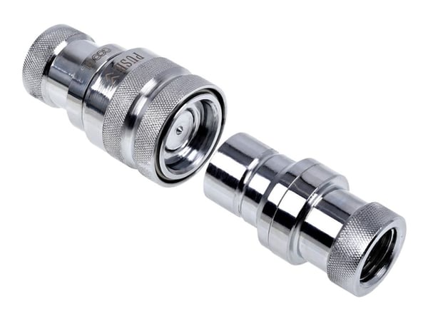 Alphacool Eiszapfen Connector Series Quick Release Connector Kit - Armatur for væskekjølesystem - sølvnikkel