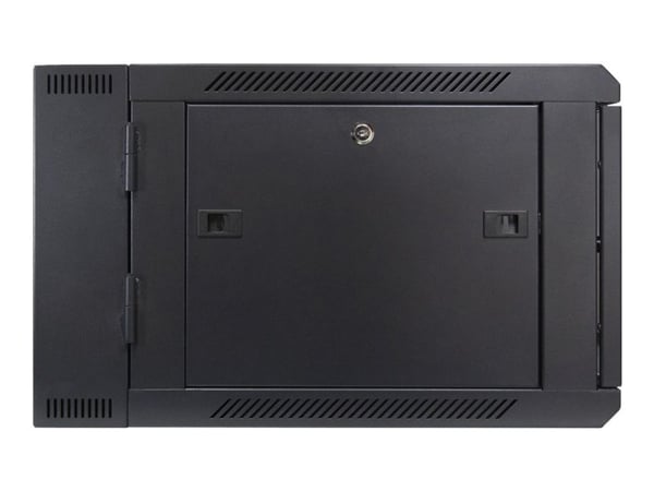 Inter-Tech SMB-6606 - Skap - veggmonterbar - svart, RAL 9005 - 6U - 19"