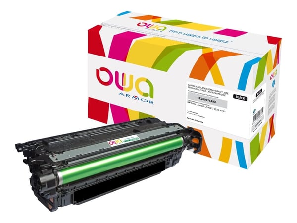 Armor - Svart - kompatibel - tonerpatron - for HP Color LaserJet Enterprise CP4525dn, CP4525n, CP4525xh Armor - Svart - kompatibel - tonerpatron - for HP Color LaserJet Enterprise CP4525dn, CP4525n, CP4525xh