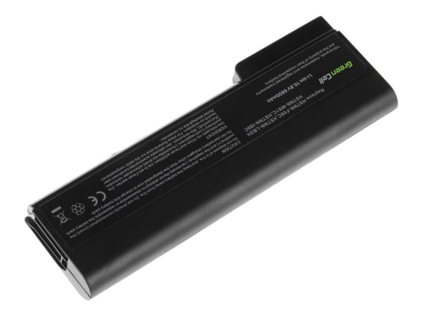 Green Cell - Batteri til bærbar PC (tilsvarer: HP CC06XL, HP CC09) - litiumion - 9-cellers - 6600 mAh - svart - for HP EliteBook 8460p Notebook, 85...
