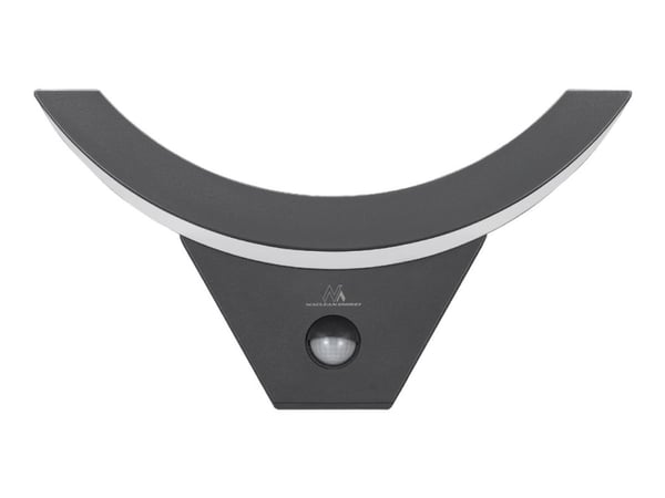 Maclean MCE290 - Vegglampe - LED - 10 W (ekvivalent 100 W) - nøytralt hvitt lys - 4000 K - grå