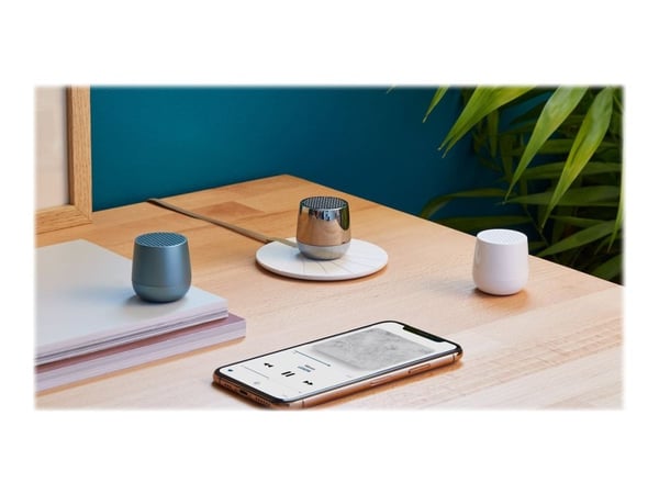 Lexon MINO+ ALU - Høyttaler - for bærbar bruk - trådløs - Bluetooth - 3 watt - alu poli