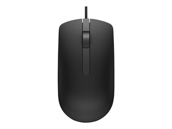 Dell MS116 - Mus - optisk - 2 knapper - kablet - USB - svart - løsvekt