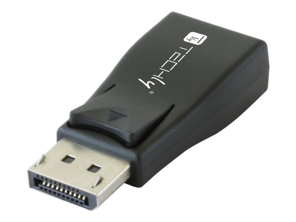TECHly - Videokonverterare - VGA - DisplayPort - svart