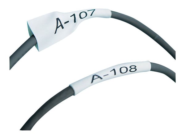 DYMO RhinoPRO Heat shrink tubing - Polyolefin - gul - Rulle (1,2 cm x 1,5 m) 1 rulle (rullar) fodral - för Rhino 4200, 6000, 6000 Hard Case Kit