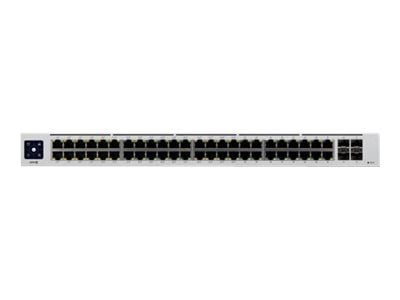 Ubiquiti UniFi USW-48-POE Verkkokytkin Hallittu L2 Gigabit Ethernet (10/100/1000) Power over Ethernet (PoE) 1U ruostumaton teräs