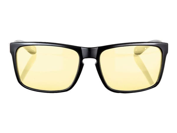 GUNNAR INTERCEPT - Briller - for datamaskin - medium stor - full kant - ramme: onyks - linse: ravgul