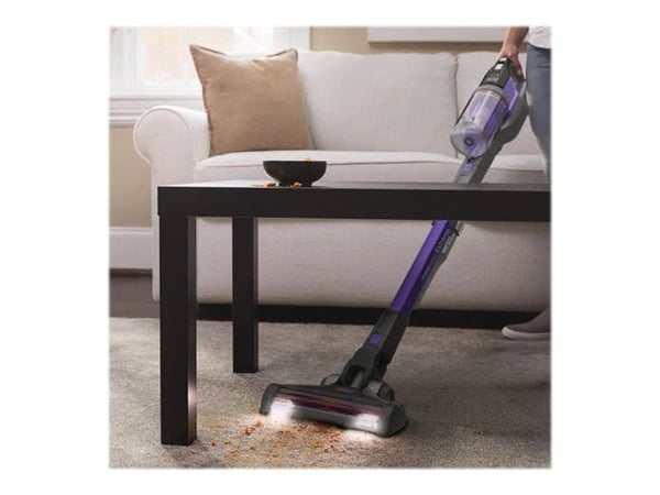 BLACK+DECKER POWERSERIES Extreme BHFEV182CP - Støvsuger - pinne/håndholdt (2-i-1) - uten pose - uten kabel - purpur