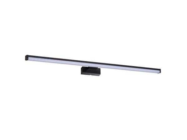Vegglampe Kanlux 15W speillys ASTEN, sort kropp, 4000K, IP44