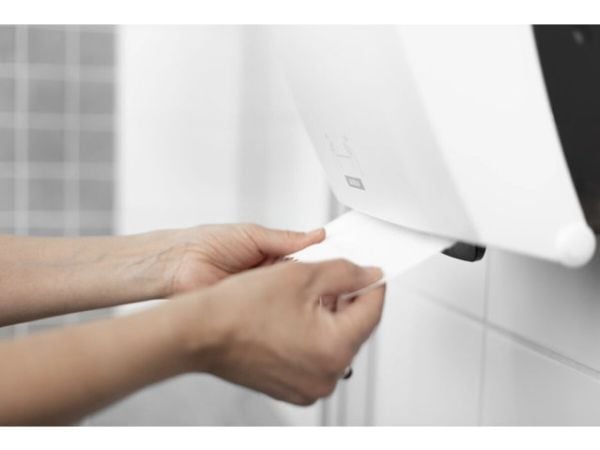 Dispenser Katrin Håndklæderulle XL L21.6xB32.2xH39.7cm ABS Hvid,1 stk/krt